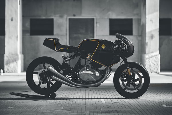 A customised Royal Enfield