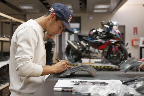 Toprak Razgatlioglu and his BMW M1000 RR Champions Edition