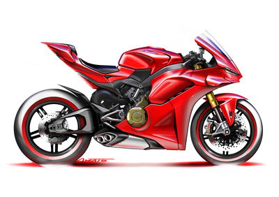 Ducati Panigale V4 design concept