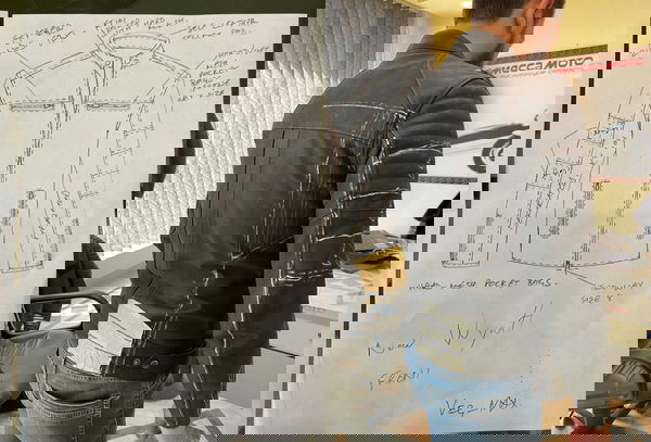 A jacket illustration and early prototype
