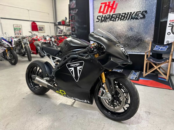 A Speed Triple 1200 RS trackday bike